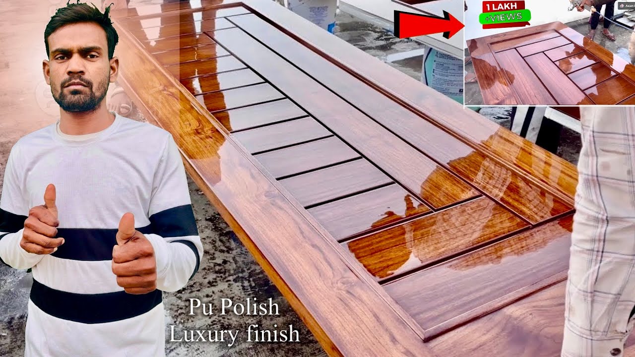 Pu Polish l How To Emporio Gold Exterior Polish Pu Wood Polish Work Woodtech Emporio Glass 2024