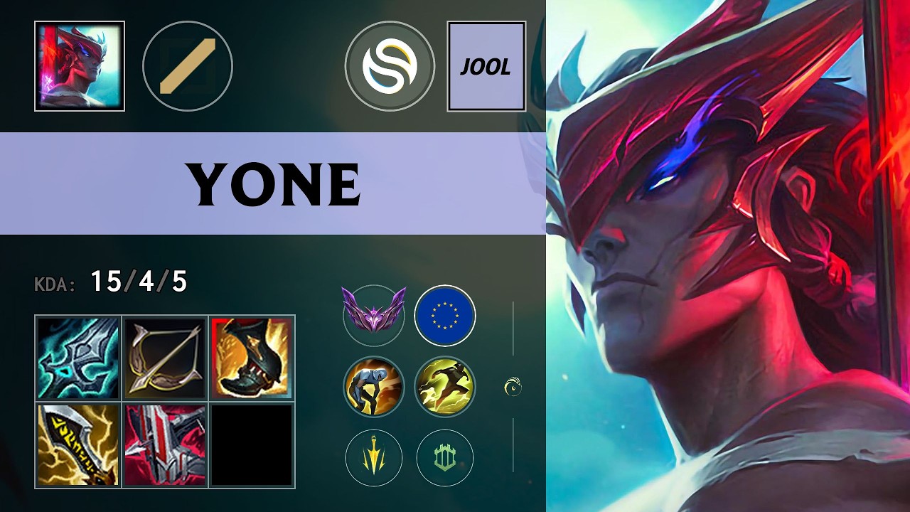 (SLY Jool) Yone Mid vs Yasuo - EUW Master Patch 26.15