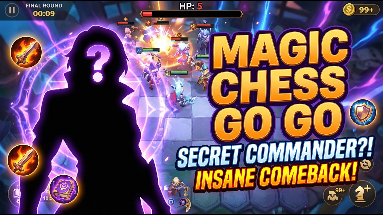 PAKE COMMANDER INI DIJAMIN MENANG | MAGIC CHESS