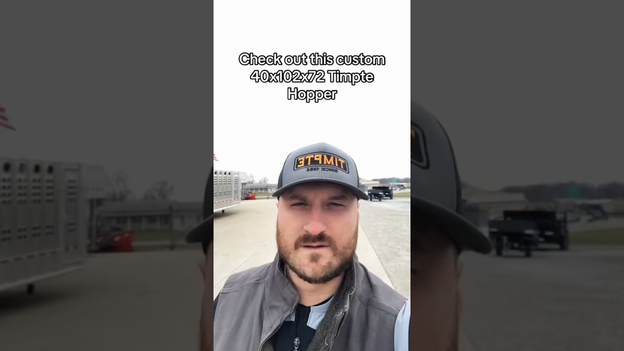 Check out this custom Timpte hopper #farmer #timpte #agriculture #trucker #farmequipment