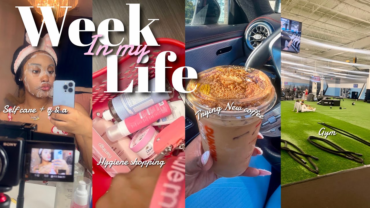 WEEK IN MY LIFE | finding routine , hygiene shopping , self care, gym , new coffee, life update