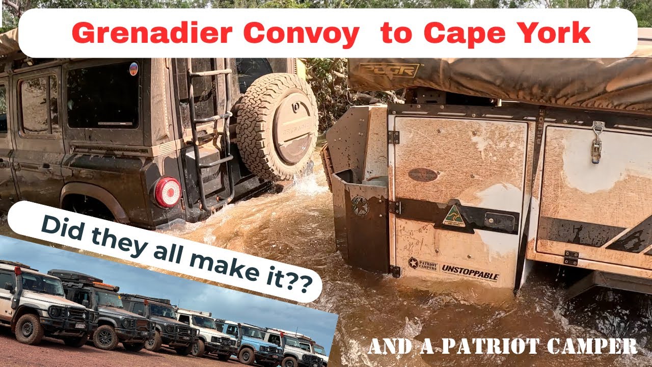 Ineos Grenadier Convoy  to Cape York | Off-Road with my Patriot Campers (Episode 1)