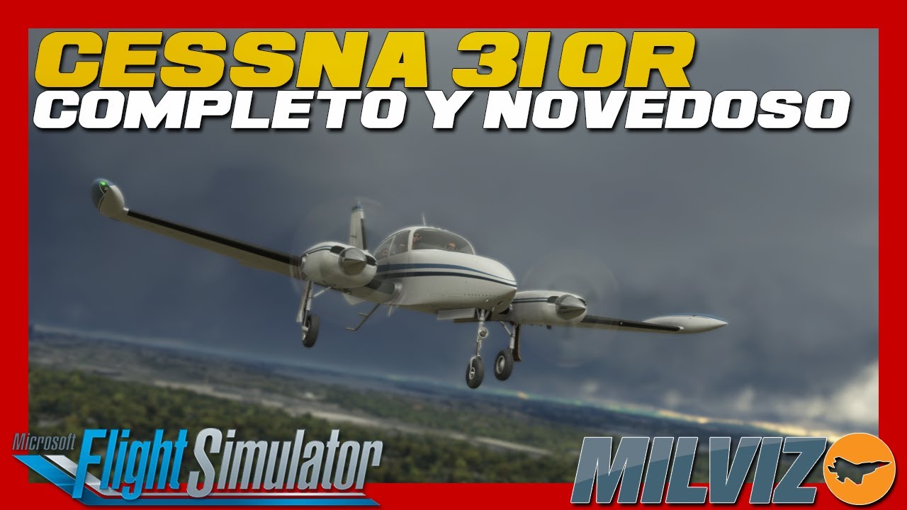 MILVIZ Cessna C310R ▶ (MSFS 2020) REVIEW 😍 &iexcl;El BIMOTOR m&aacute;s COMPLETO!