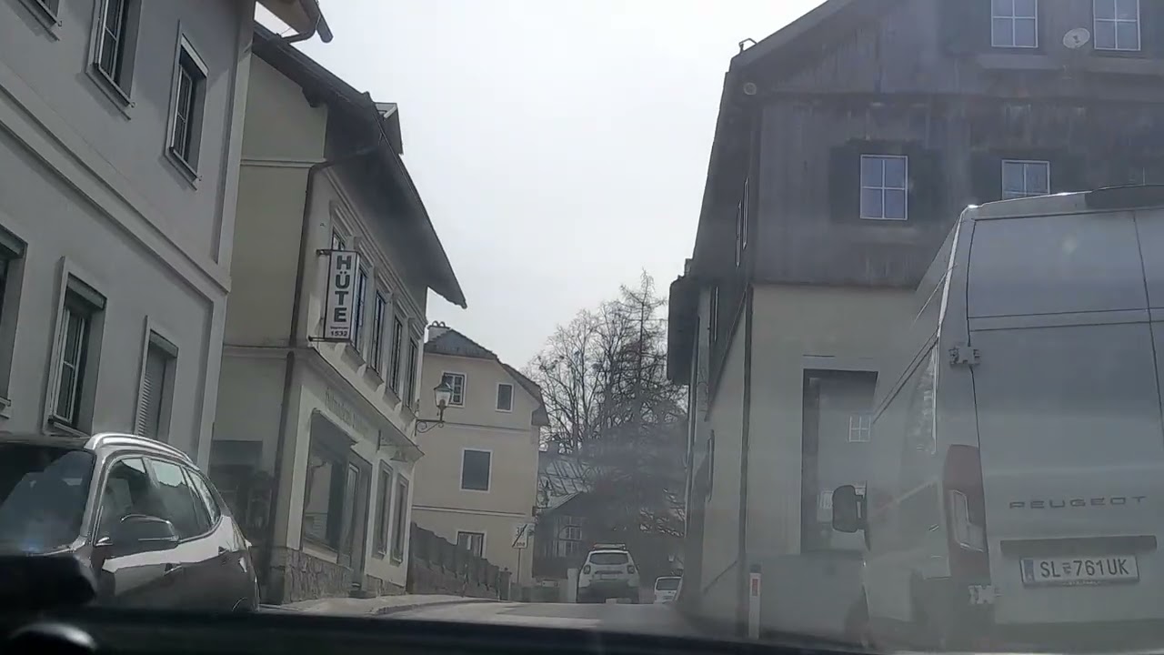 Bad Aussee, Autofahrt, Salzkammergut, Obersteiermark, Austria 