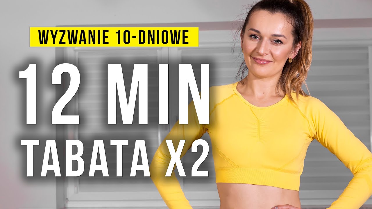Odchudzająca TABATA 12 minut / Wyzwanie 10-dniowe / Monika Kołakowska