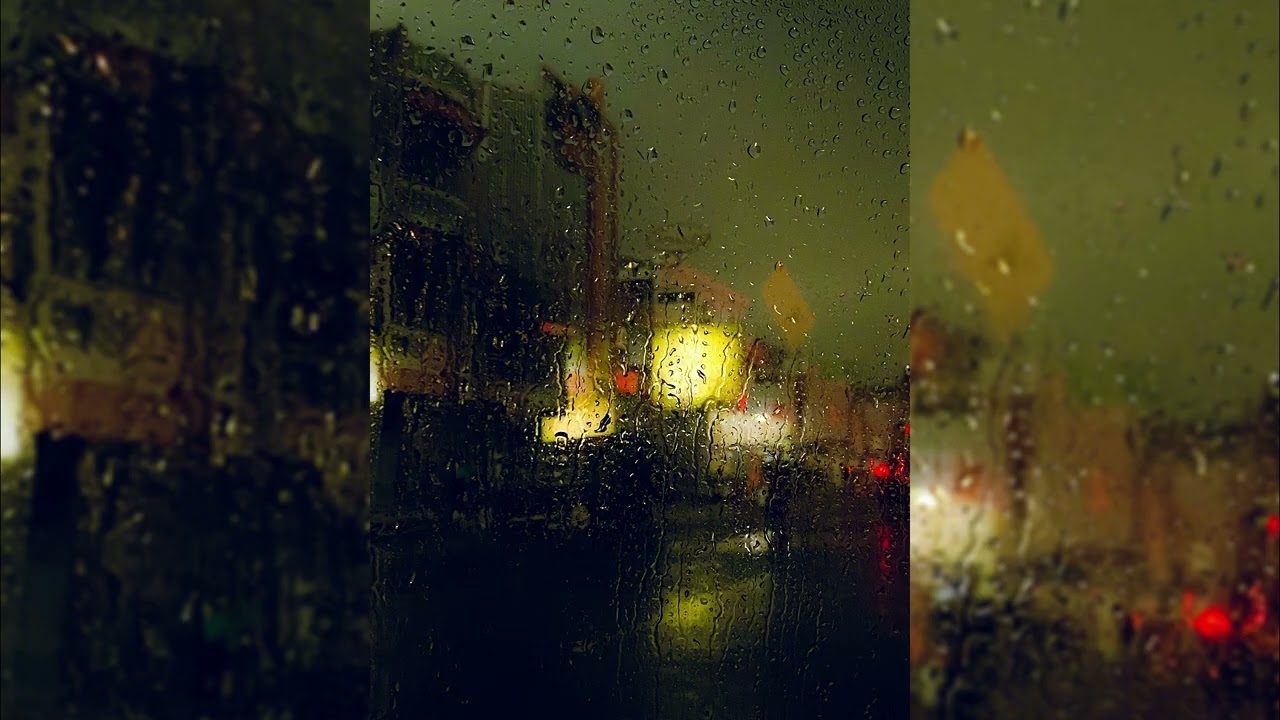 Rain Hitting the Window 🌧️ 3 Hours of Cozy Sleep Sounds