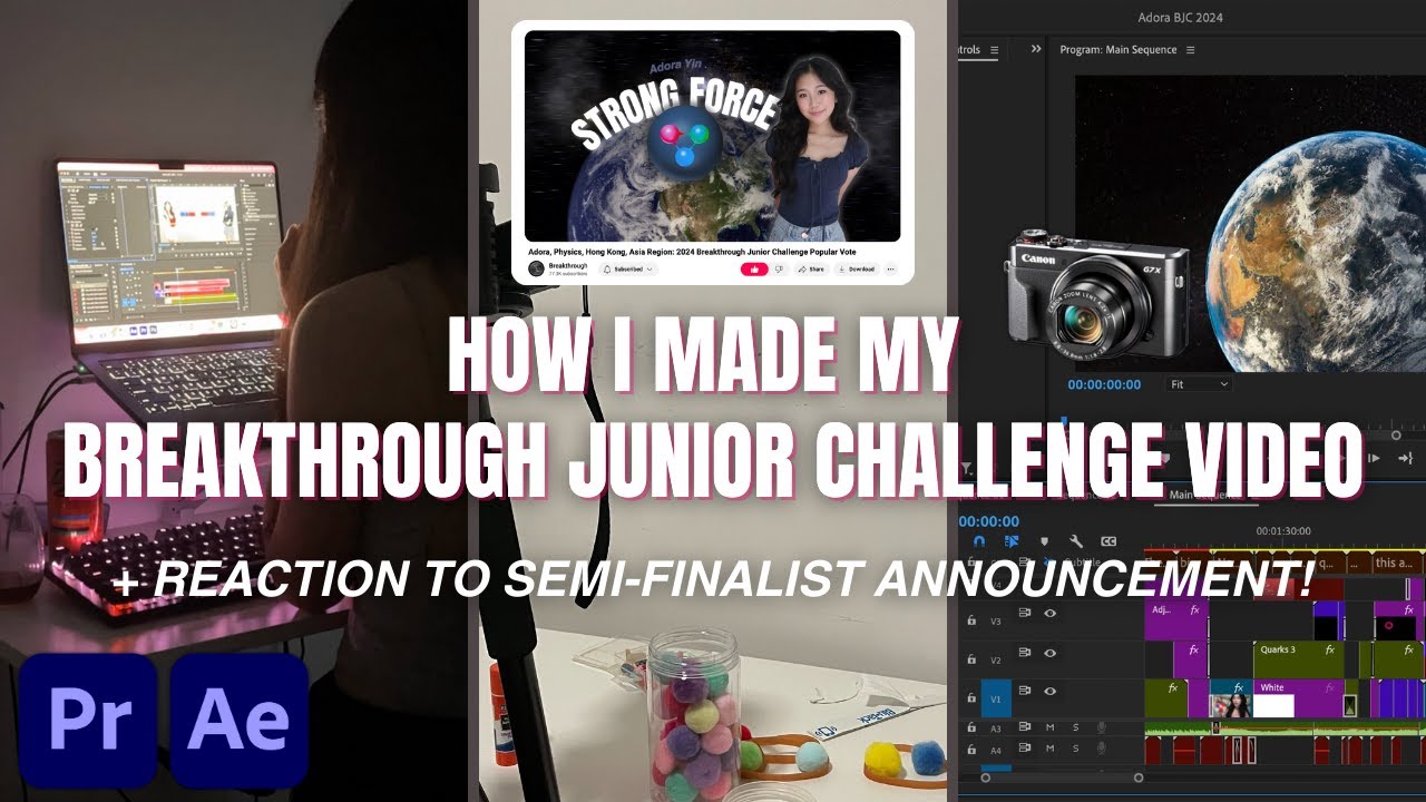 КАК Я СДЕЛАЛ ВИДЕО ДЛЯ BREAKTHROUGH JUNIOR CHALLENGE | + реакция на объявление полуфиналистов!