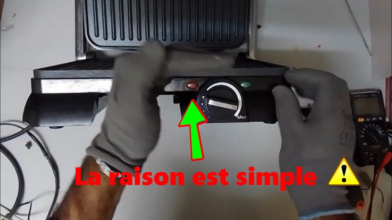 Réparer un gril à panini en quelques minutes