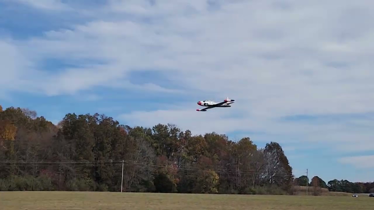 HSD 120mm T33 EDF jet flight with a crash ending!