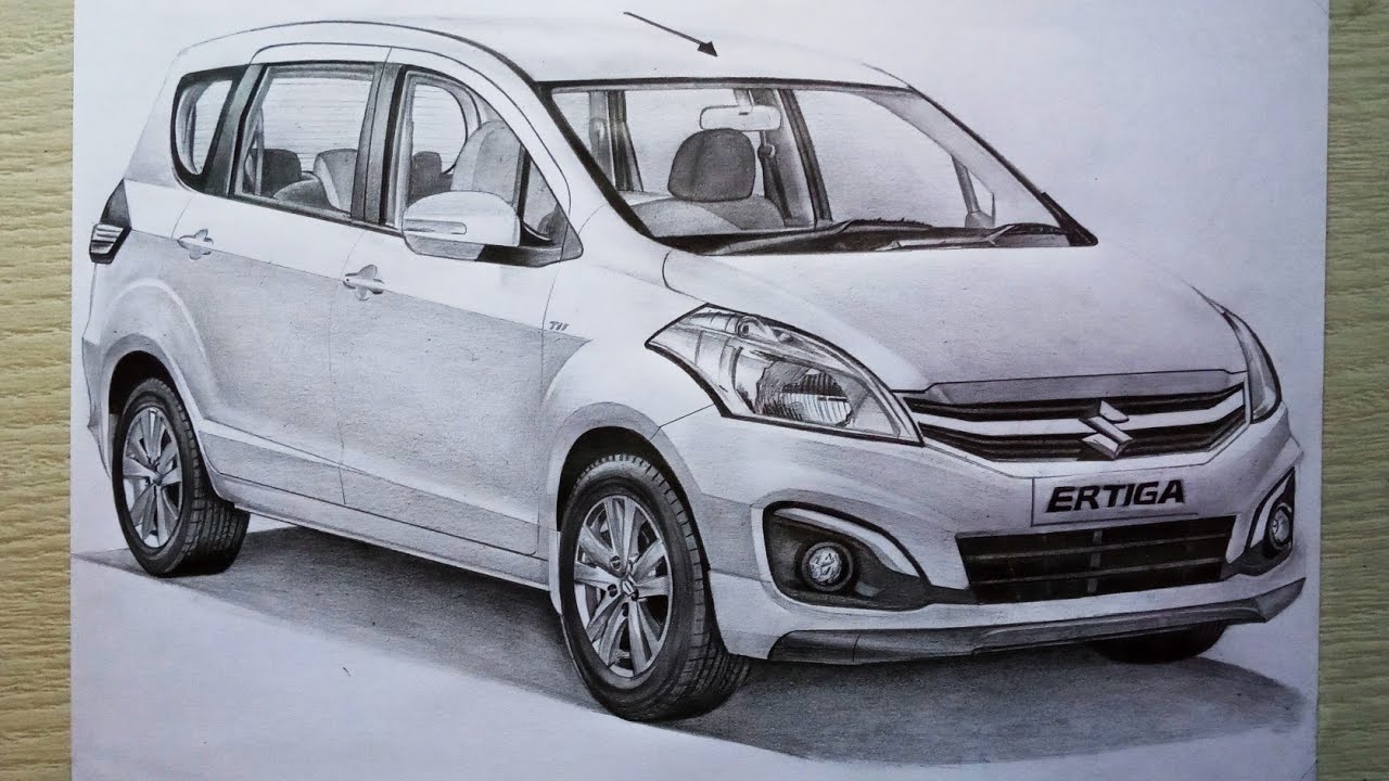 Suzuki Ertiga 2017 Model Sketch