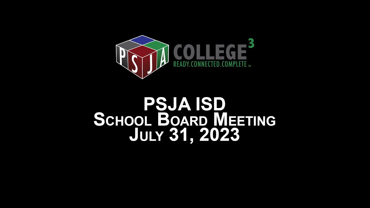 School Board Meeting: July 31, 2023