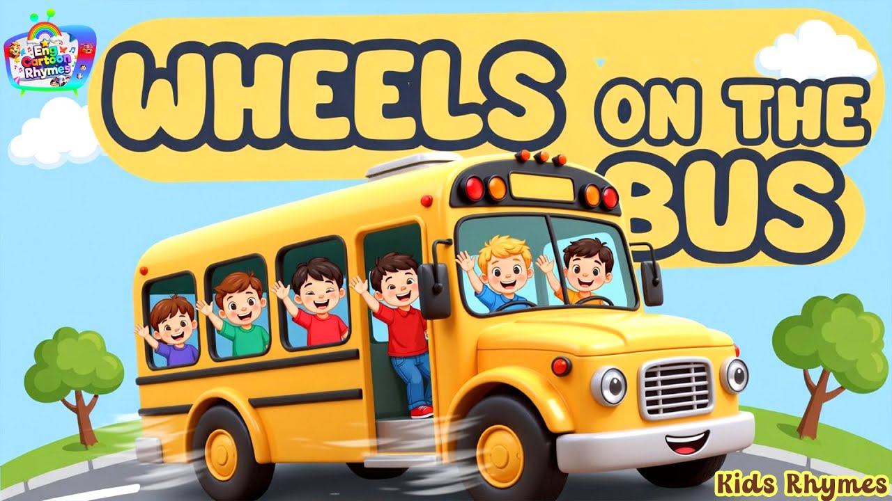 Wheels on the Bus | Kids Rhymes | Nursery Songs for Children