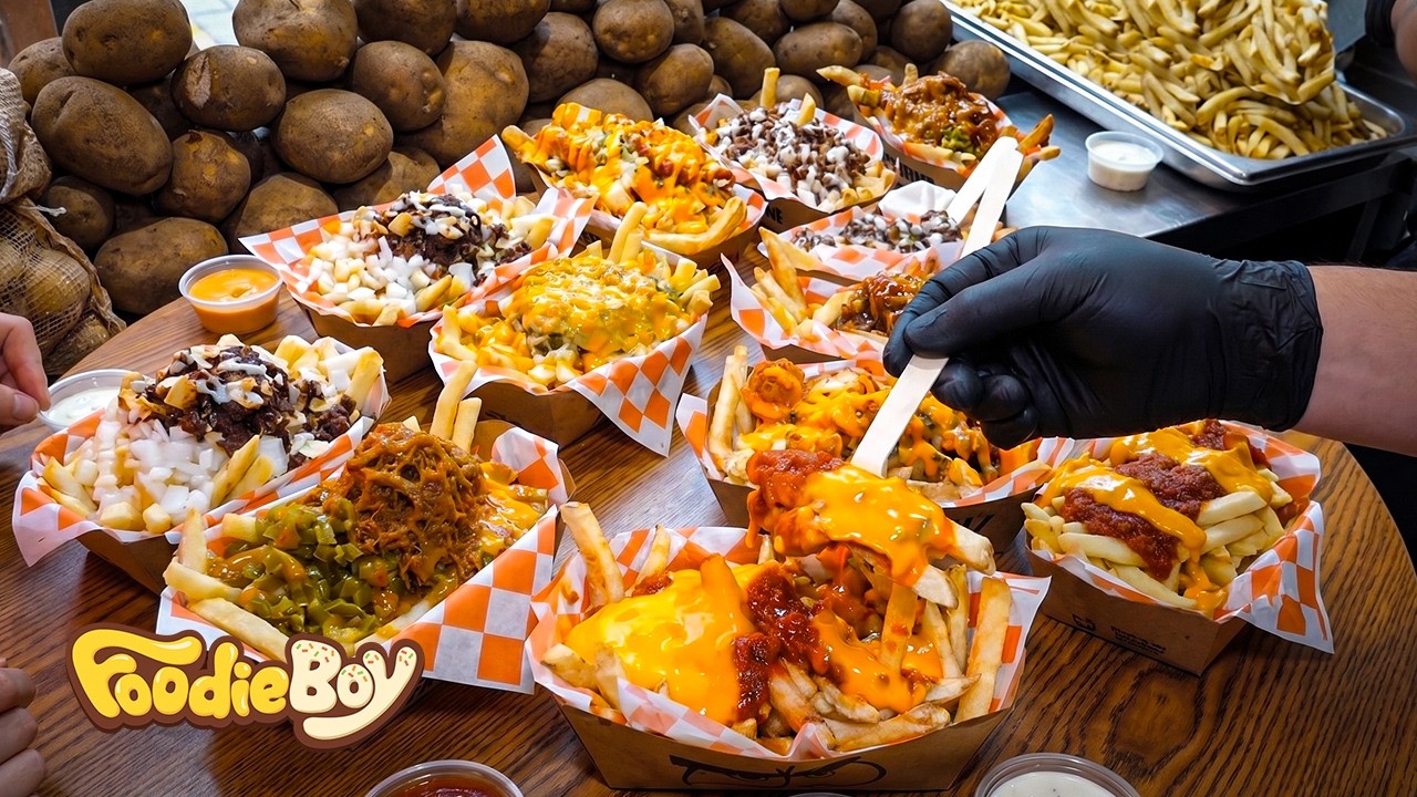 American-Style Street Food | Burritos, Pizza, Burgers & Philly Cheesesteak