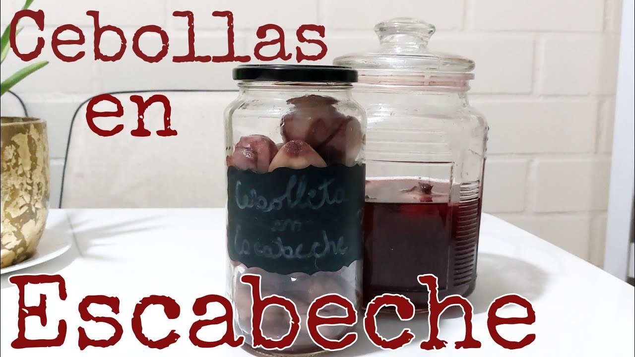 Cebollas en Escabeche / Cebollas escabechadas. Suuuuper fácil!!!!