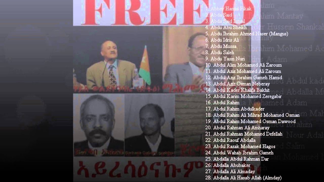 Almaz Aregay .Prisoners of conscience in Eritrea