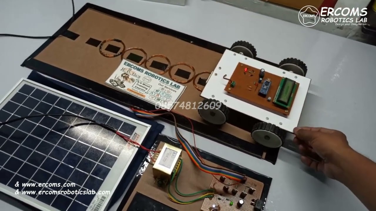 ERRB049 || Solar Panel Based Wireless Electric Vehicle Charging System for Non Stop EV Charging