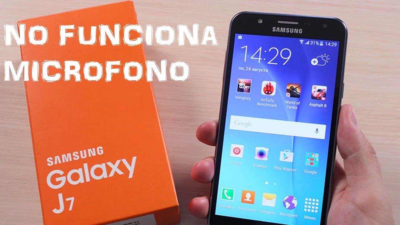 Samsung J7 no funciona micrófono...
