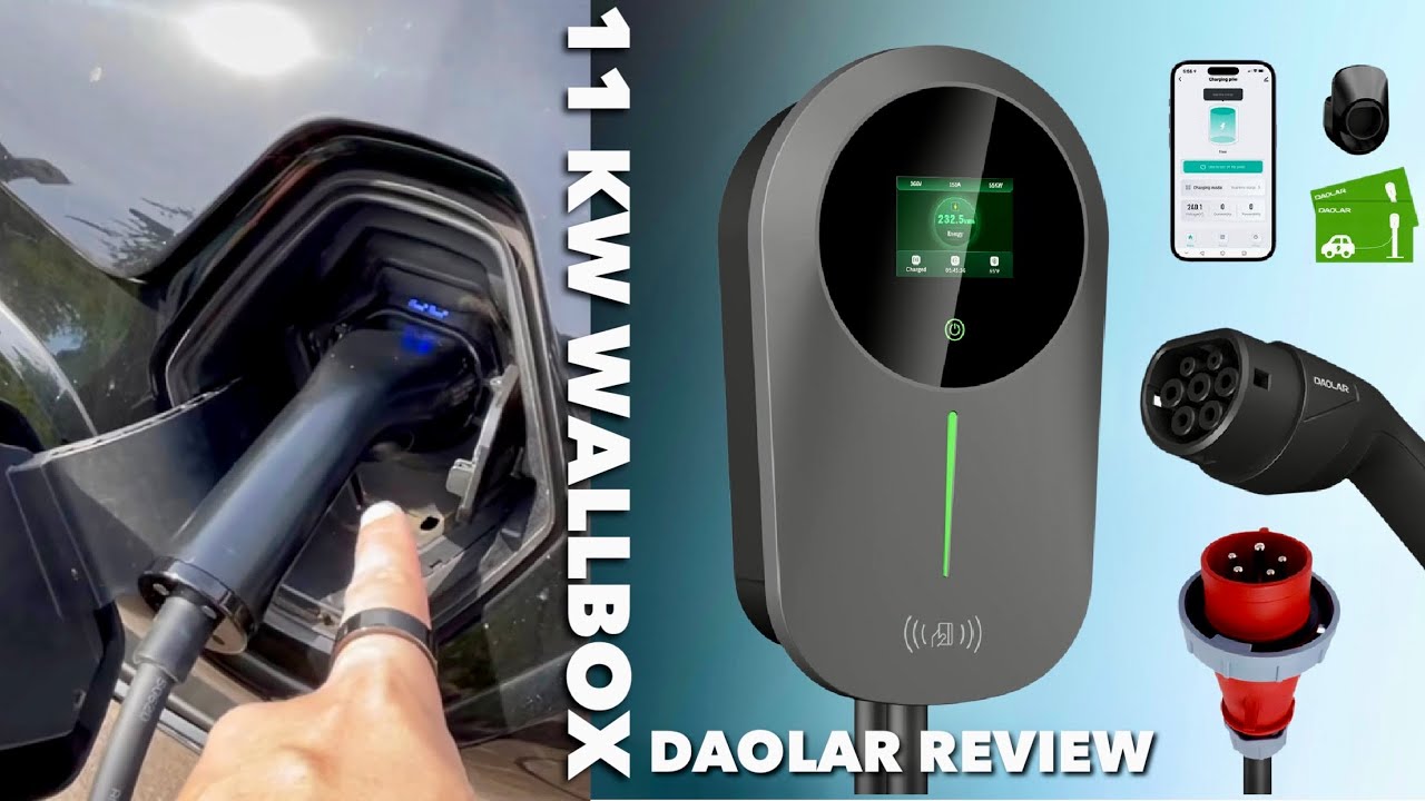 11 KW Wallbox OHNE Installationskosten - DAOLAR #Wallbox mit APP, RFID Karten & 16 A Stecker im TEST