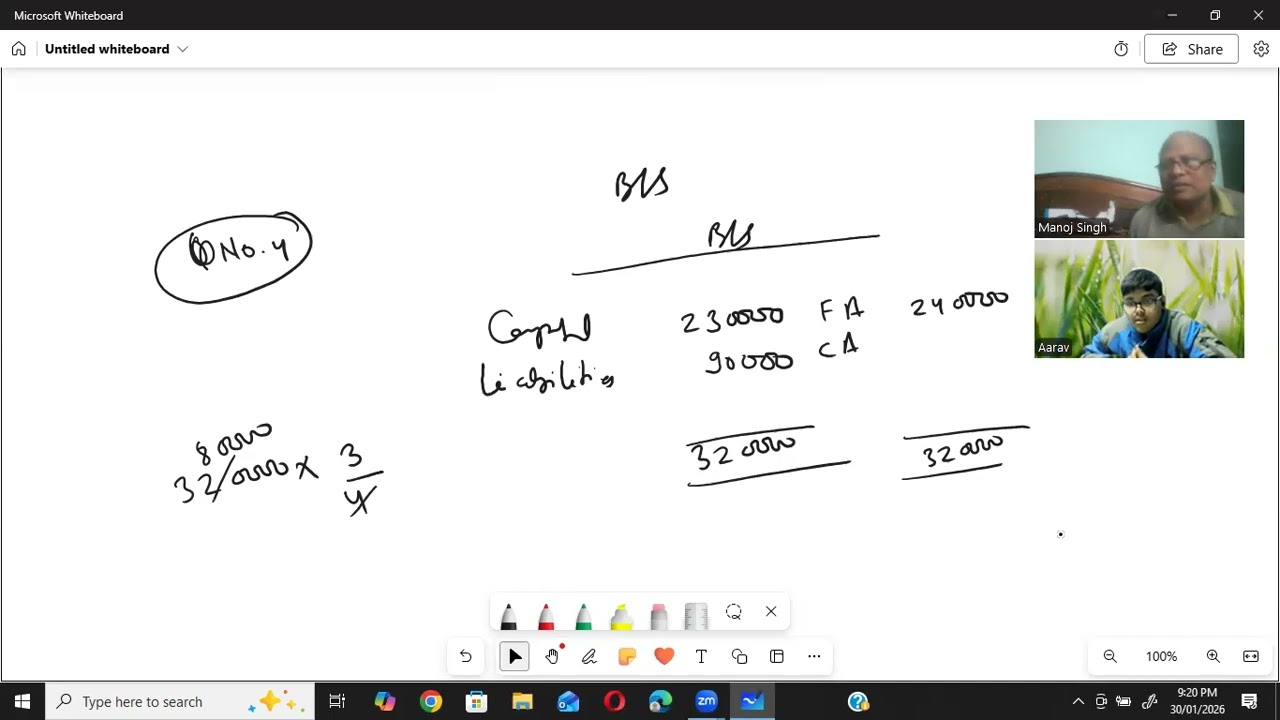 accounting revision / doubt class for class 11CBSE BOARD  date 30012026