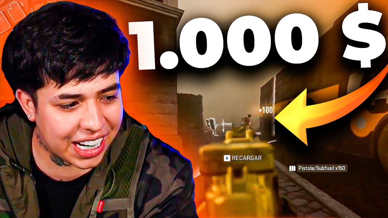GAN&Eacute; 1.000$ DOLARES EN EL DEDSAFIO WARZONE | WESTCOL