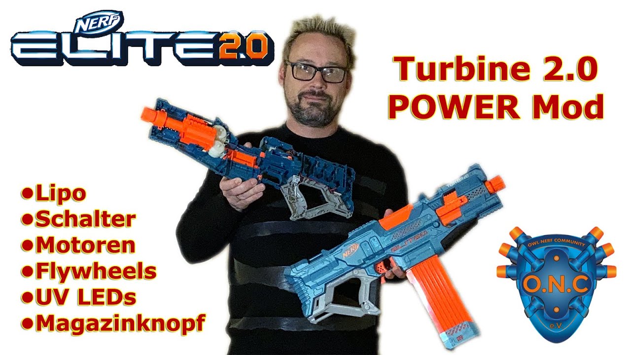 Nerf Eilte 2.0 Turbine Tuning | Powerversion Deutsch