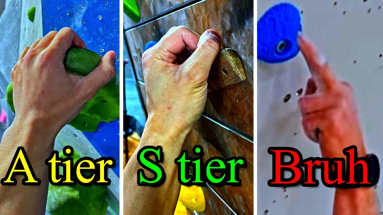 I ranked EVERY SINGLE climbing hold… (tier list) 
