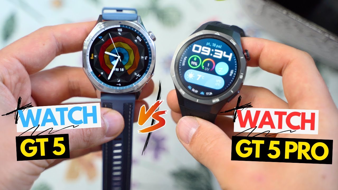 Huawei Watch GT 5 Pro vs Watch GT 5 | Który smartwatch wybrać? Porównanie najnowszych modeli HUAWEI