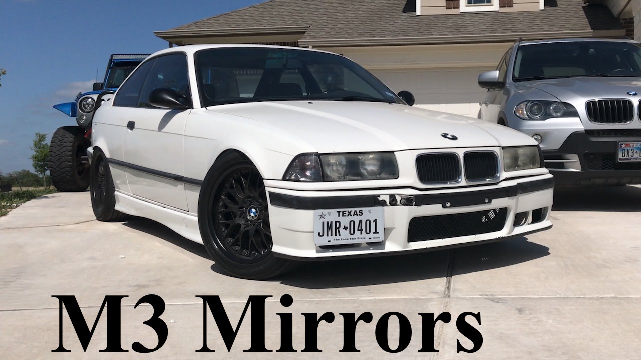 Установка зеркала M3 — как улучшить свой E36 — E36 325is Race Car Track Build 3