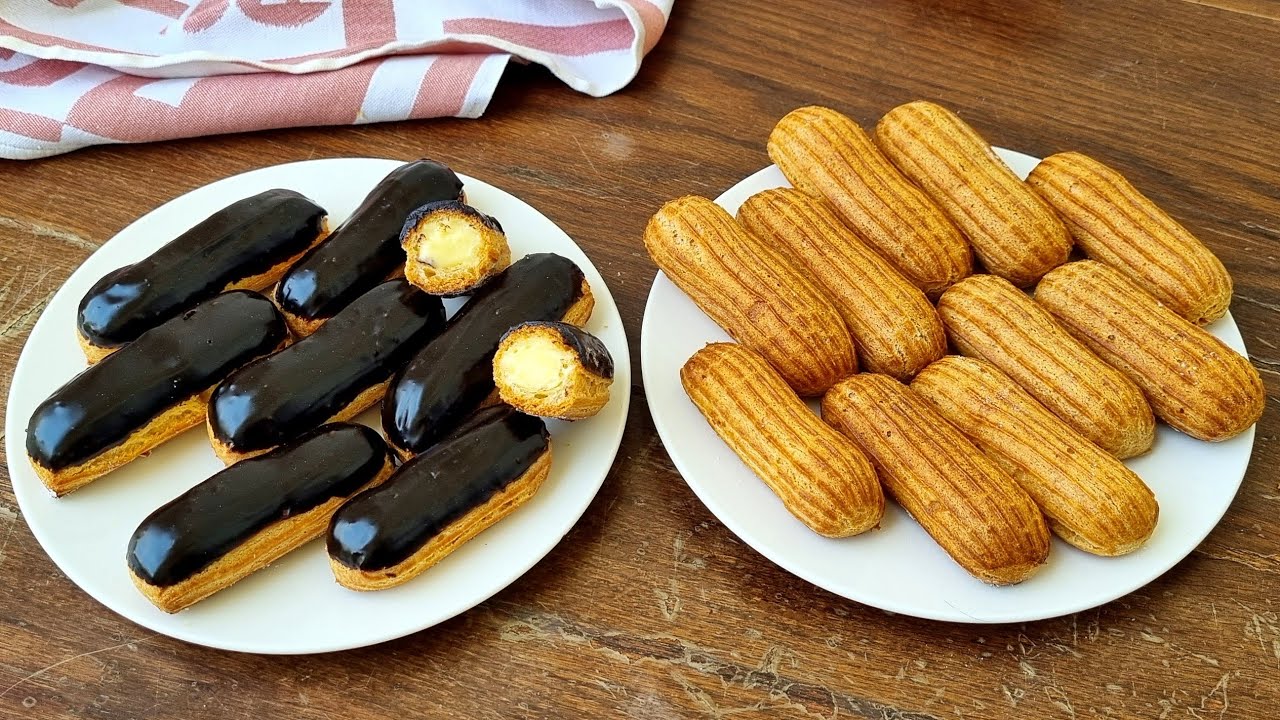 عمل اكلير زى المحترفين بأقل تشققات Éclair