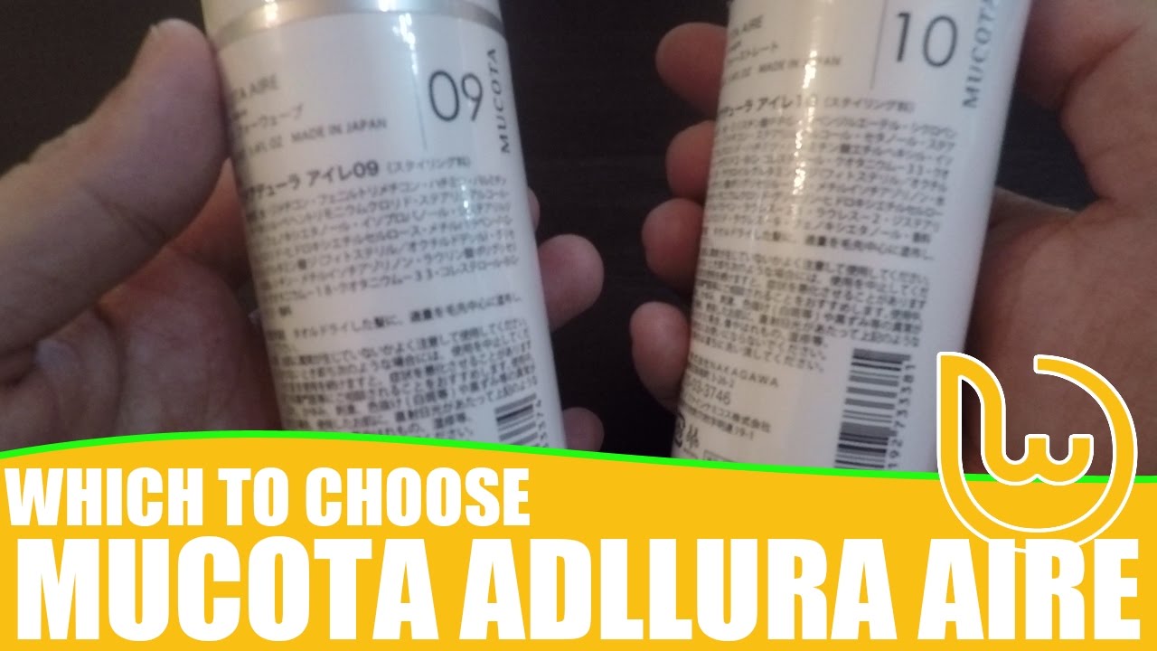 Which MUCOTA Adllura Aire Hair Care to Choose?