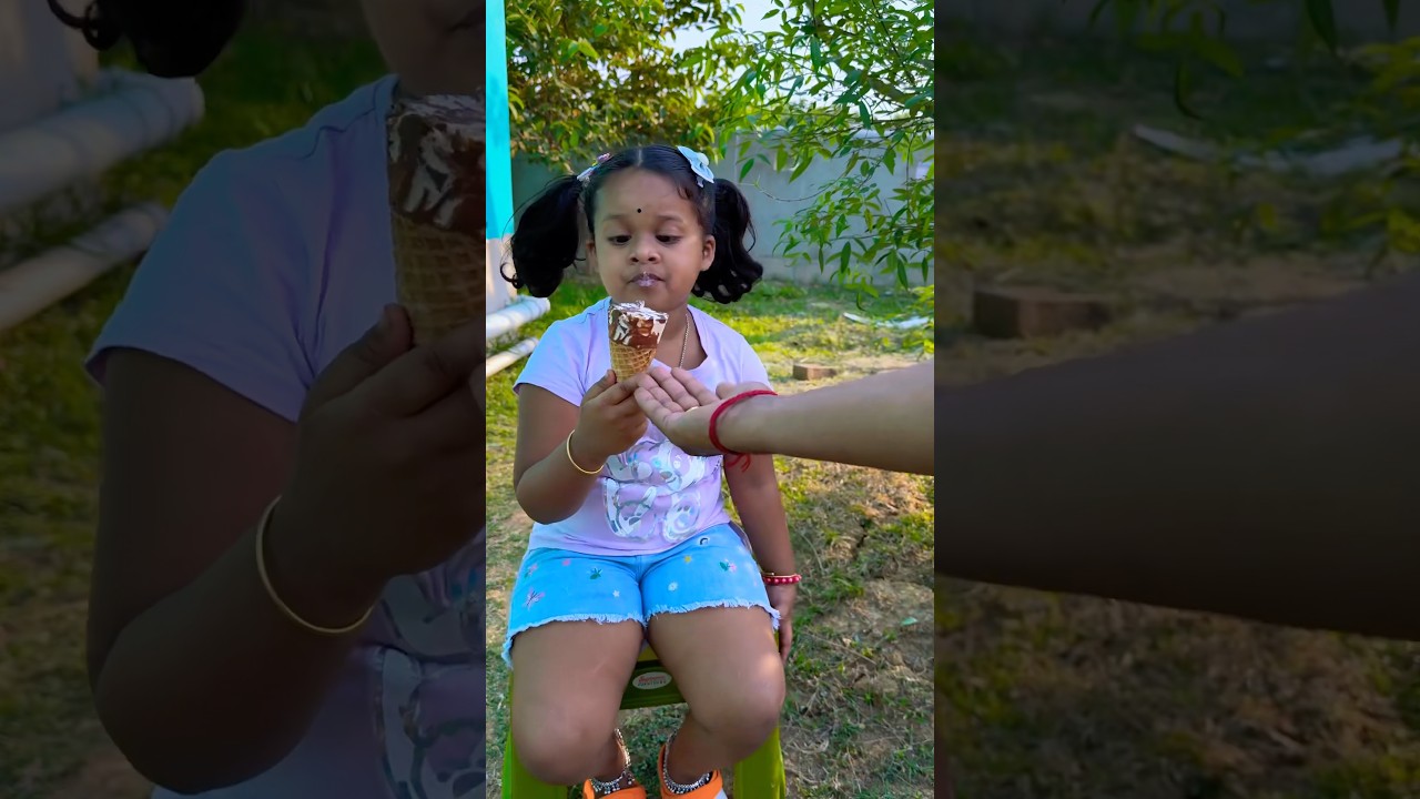 Misti Mamma Papa Ke Ice-cream Sharing🤪 wait for the end 🥰😃🤣#mistihappylifestyle #shorts #funny