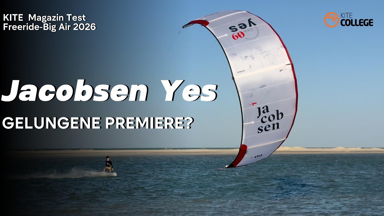 Kitecollege KITE Magazin Test #5 Jacobsen Yes / Wie hoch ist der Spaßfaktor? Freeride / Big Air