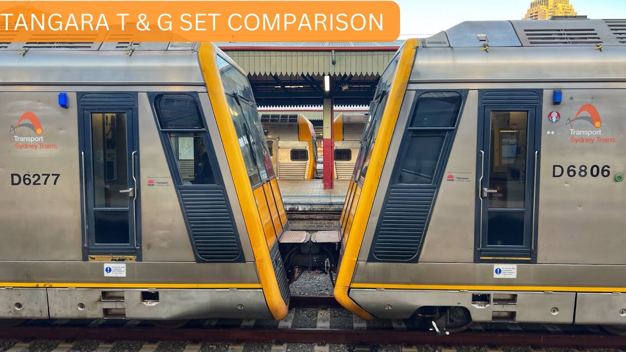 Видеоблог Sydney Trains 2021: сравнение наборов Tangara T и G