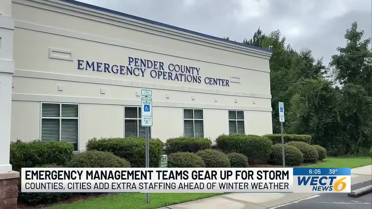 Emergency management teams prepare for winter storm