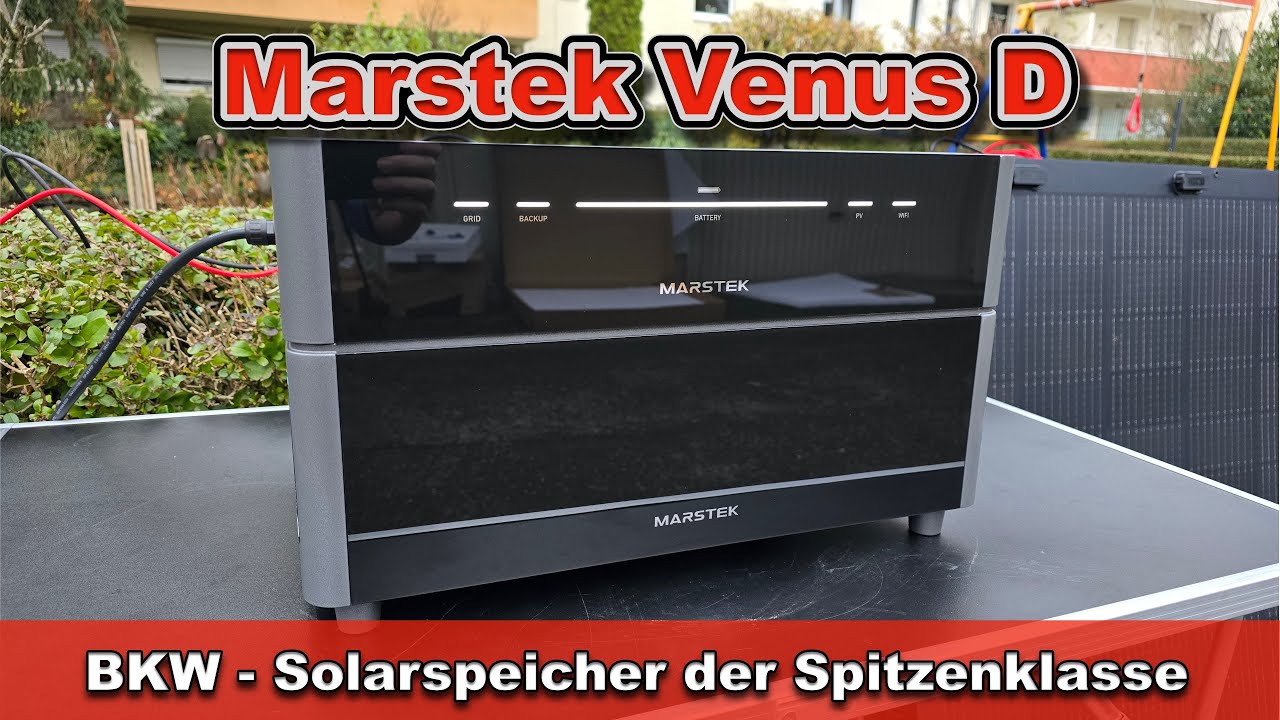 Marstek VENUS D Test – Modularer Solarstromspeicher bis zu 15 kWh + bis 2,4kW Notstrom & 4kW PV