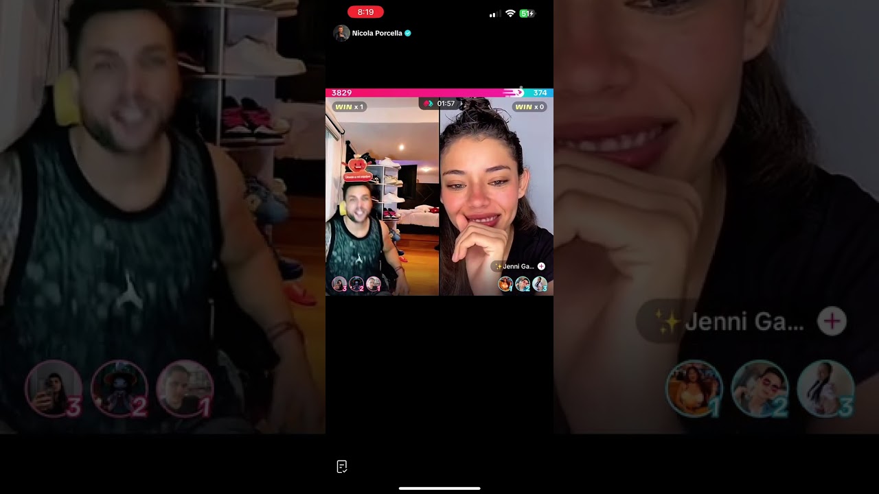 Envivo Nicola Porcella y Adriano tiktok 💚 10/10/24