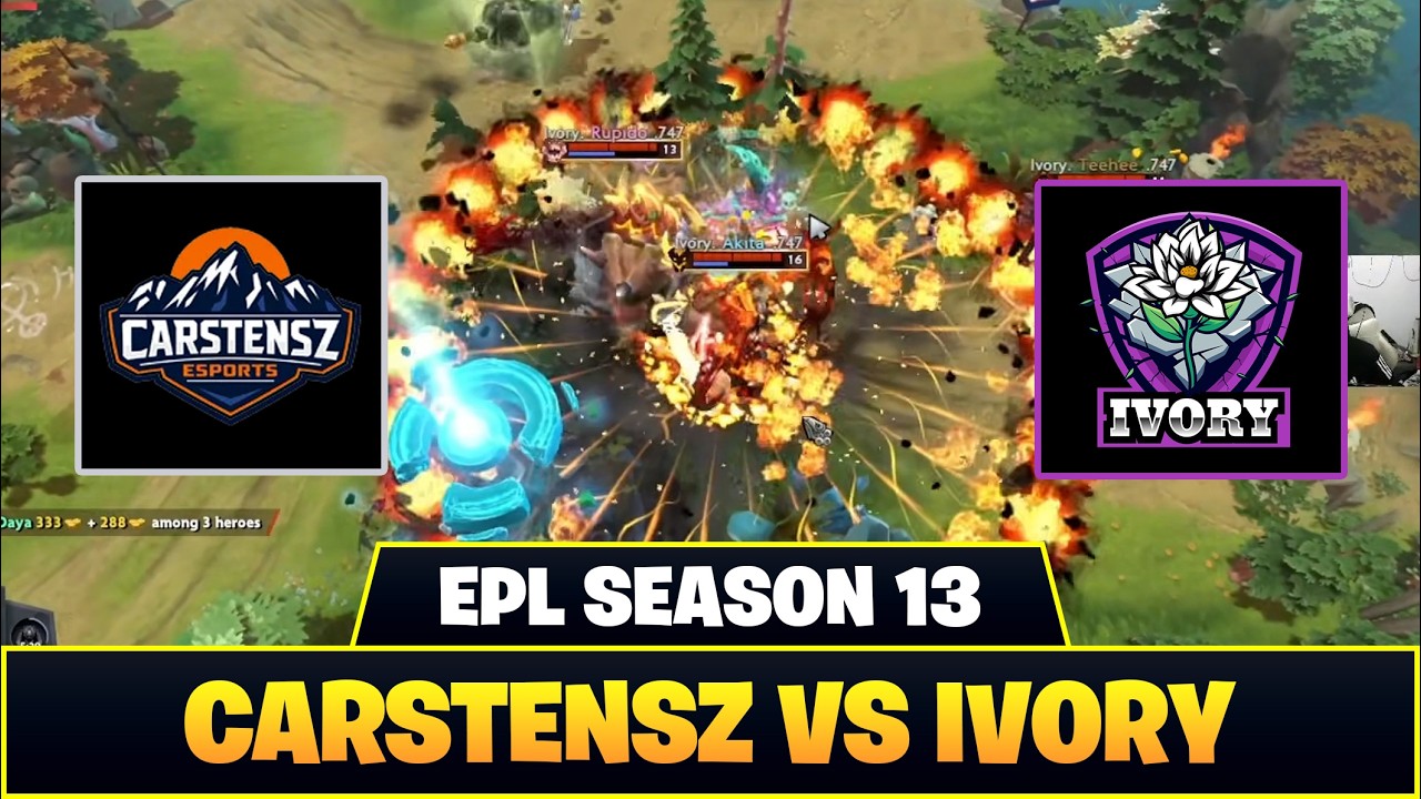 [ID] INI ALASAN DAYA DI AJAK! PAKAI HERO JOROK! CARSTENSZ VS IVORY ▌EPL SEASON 13 DOTA 2 HIGHLIGHTS