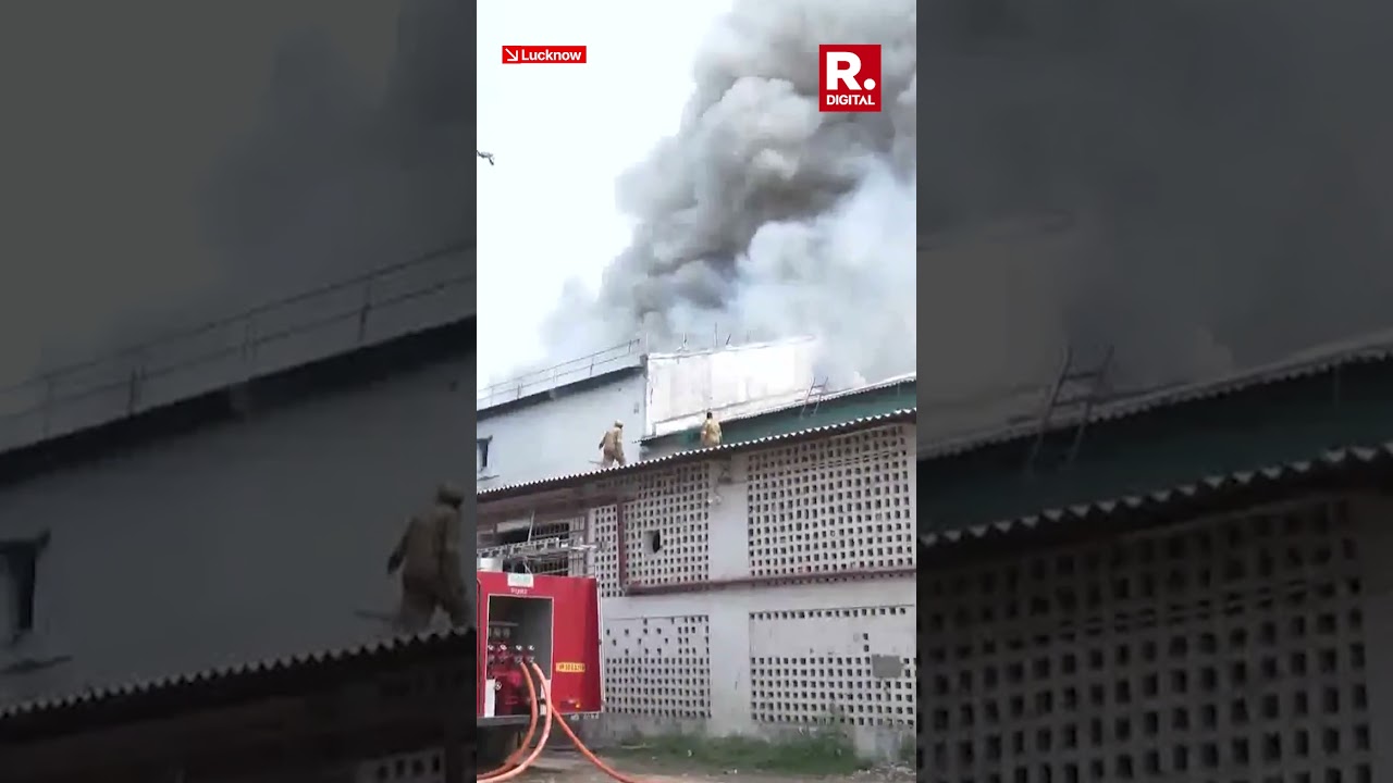 Massive Fire Breaks Out At Cold Storage Facility In Lucknow&rsquo;s Chinhat; Fire Tenders Rushed To Spot