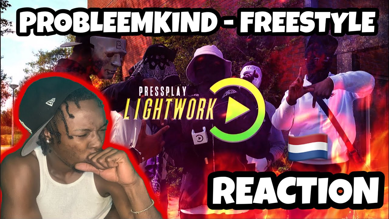 AMERICAN REACTS TO DUTCH DRILL RAP! Probleemkind - Lightwork Freestyle Pressplay