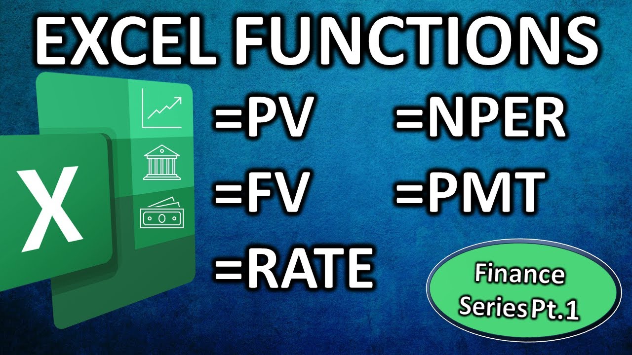Learn Time Value of Money Function in Excel! Present Value, Future Value, Rate, Periods & Payments