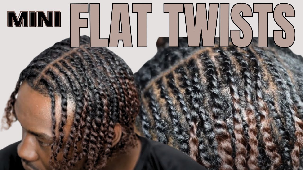 Mini Flat Twists Hairstyle