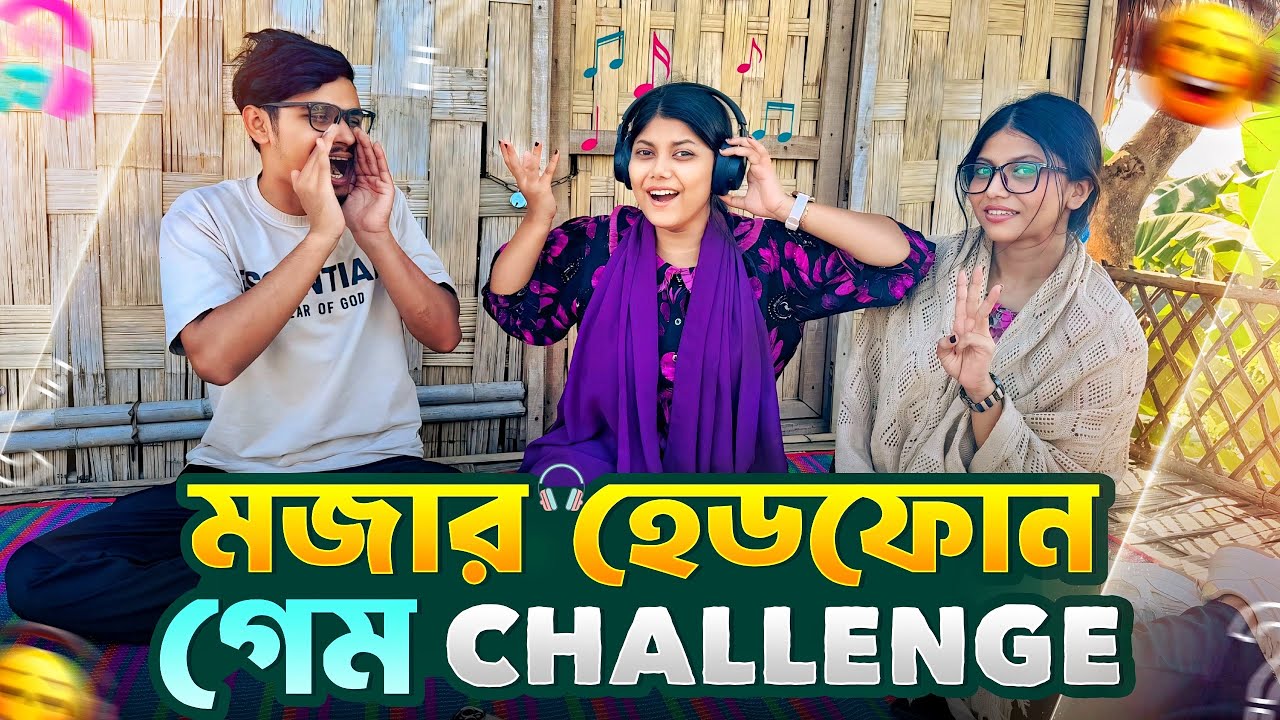 পাহাড়ে যেয়ে মজার হেডফোন গেম খেললাম 😂 | Funny Headphone Game Challenge | Gang Unknown Again