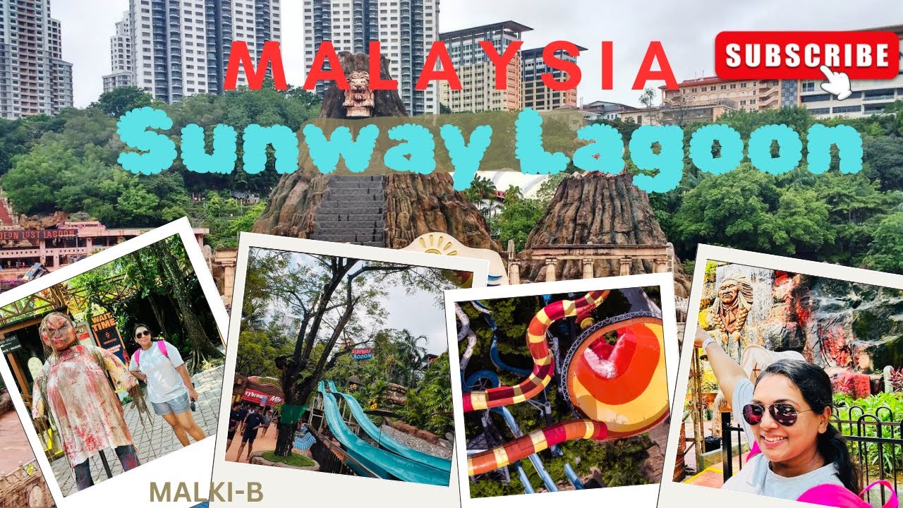 Sunway Lagoon Amusement Park| Malaysia| Travel vlog #5| Things to do