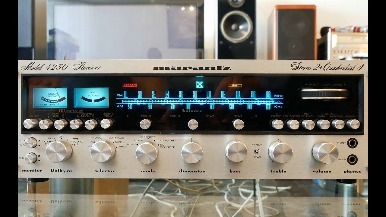 Marantz 4230 review and sound test filmed in 4K (ultra HD)