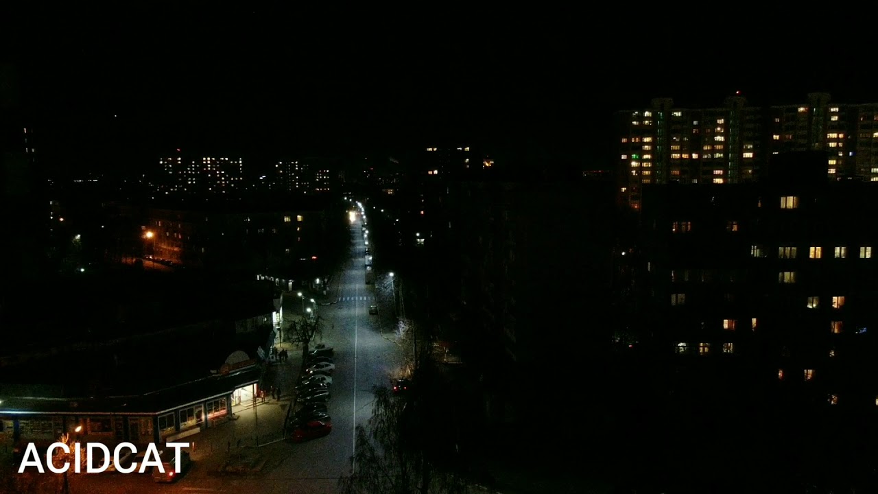 Ночной подольск. Вид из паркового.