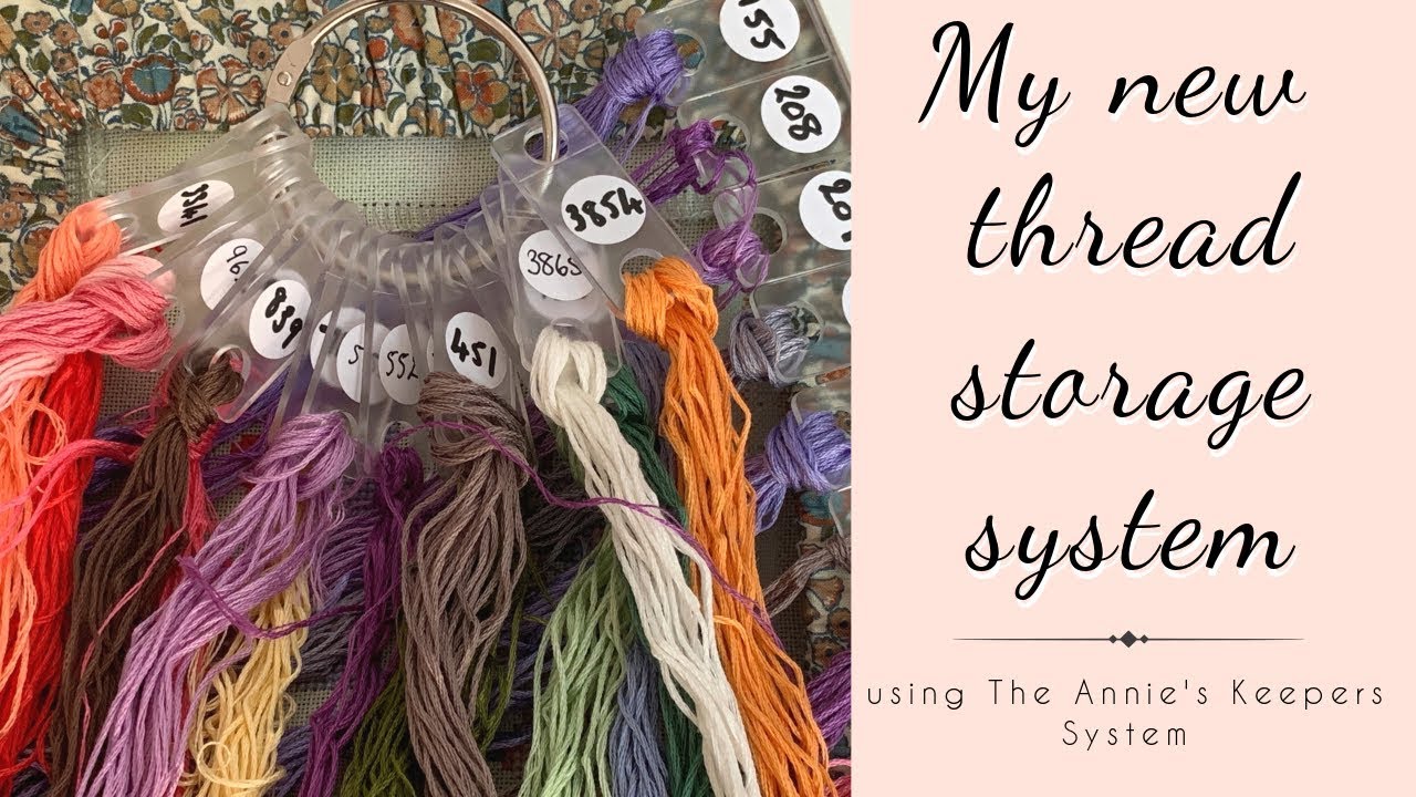 Flosstube: My new thread storage using Annie's Keepers