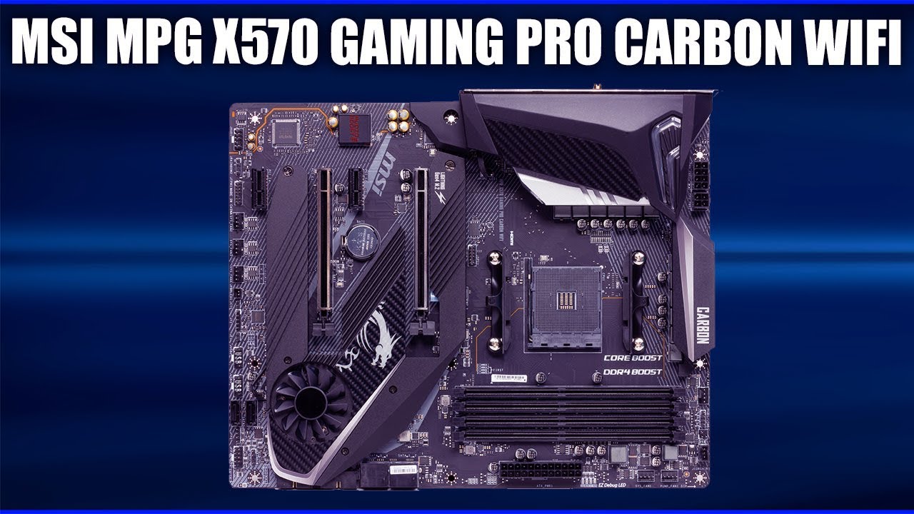 Материнская плата MSI MPG X570 GAMING PRO CARBON WIFI