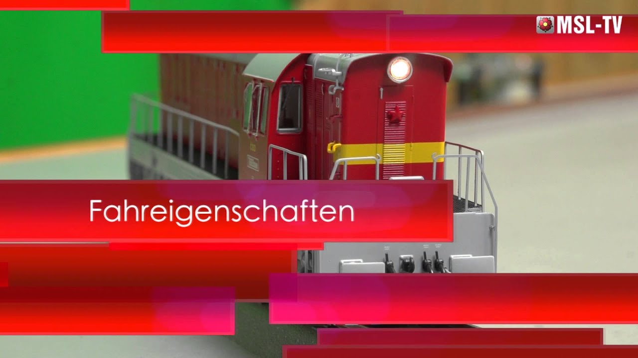 MSL-TV Testbericht Roco 72782, T669 Diesellokomotive der CSD, H0