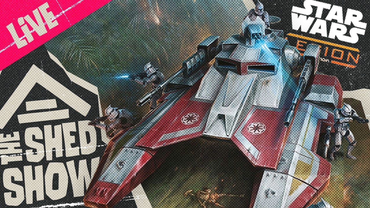 Building the SABER TANK for STAR WARS LEGION - The Shedshow LIVE