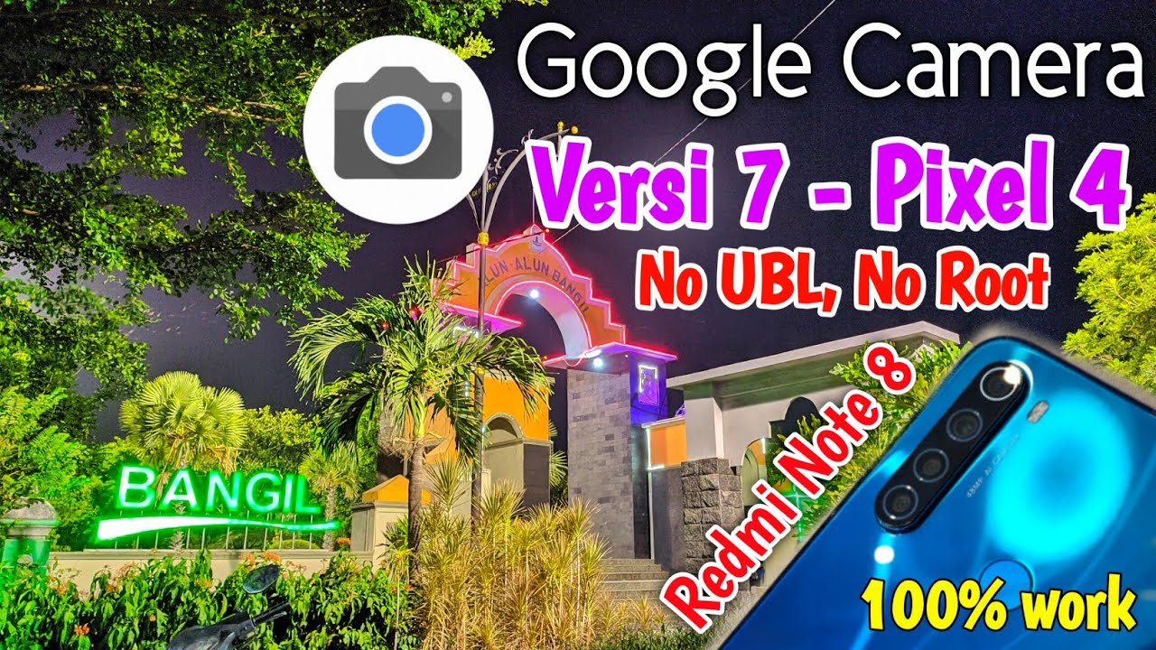 Install Google Camera / GCAM 7.0 Dari Google Pixel 4 | Tested Redmi Note 8